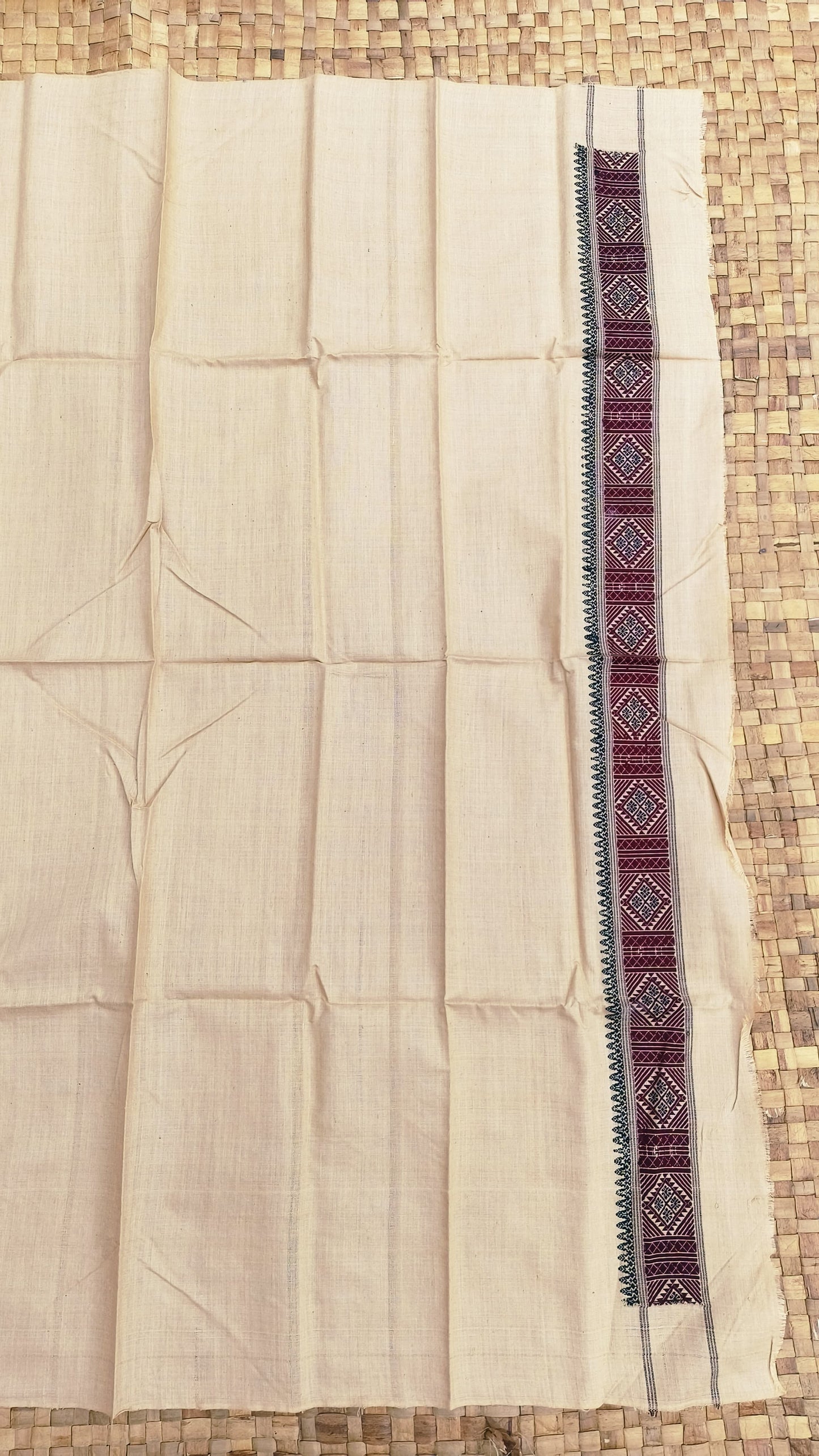 Pure Tussar By Tussar Thread Work Interwoven Assam Silk Saree