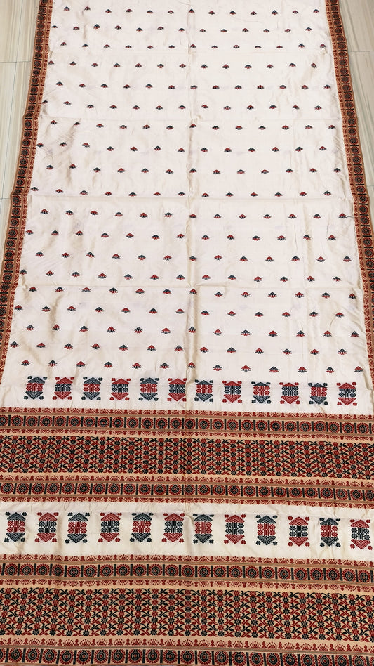 Pure Tussar By Mulberry (Tospaat) Assam Silk Saree