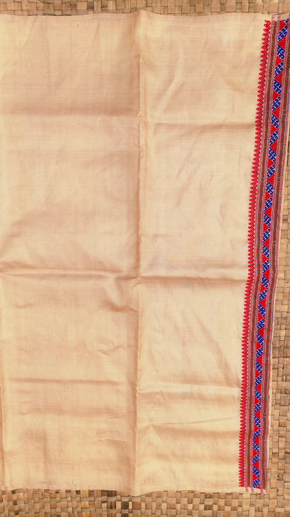 Pure Tussar By Tussar Silk Thread Work Assam Silk Saree With Malticoul Motifs