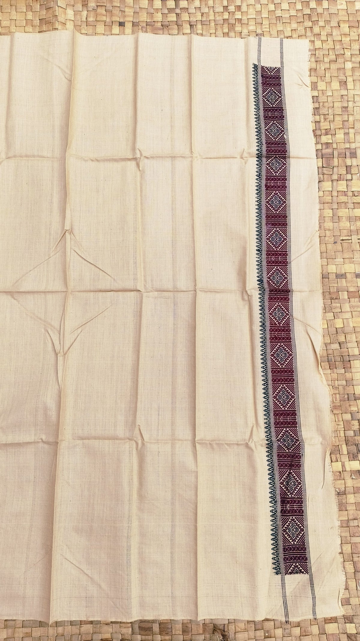 Pure Tussar By Tussar Thread Work Interwoven Assam Silk Saree