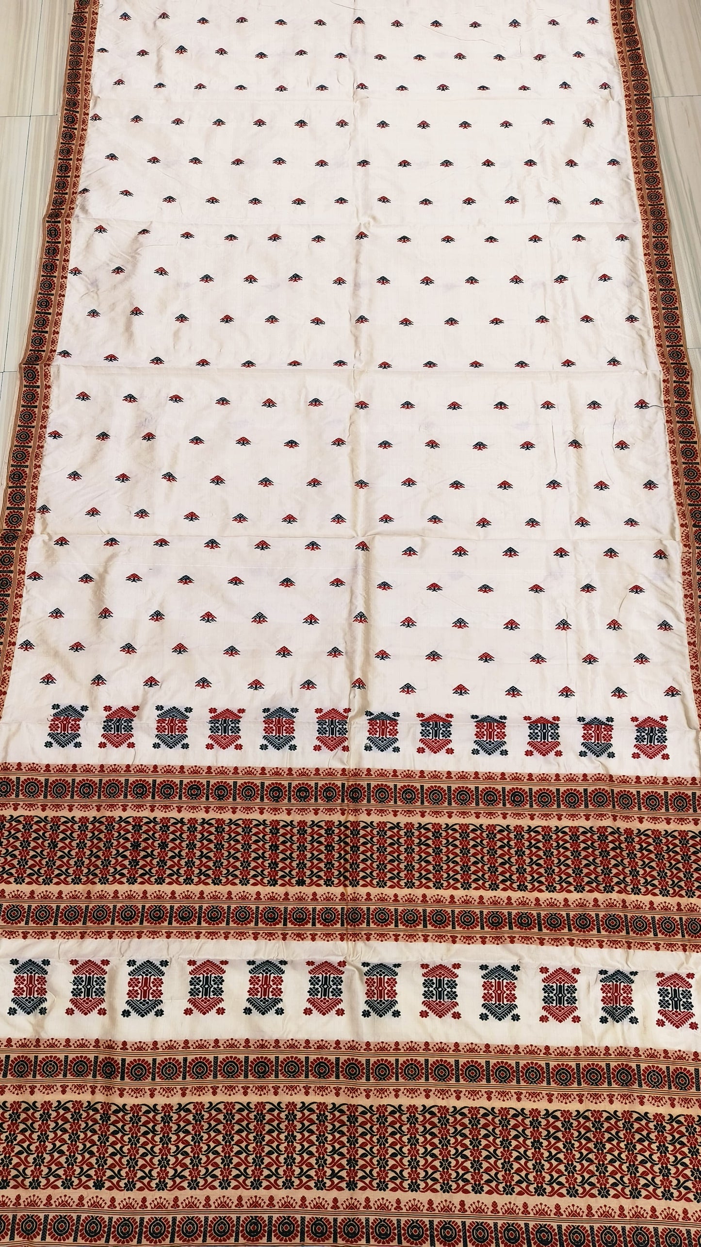 Pure Tussar By Mulberry (Tospaat) Assam Silk Saree