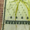 Exclusive Mulberry (paat) Assam Silk Saree - Light Yellow Zari | Mayurisilk
