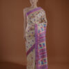 Tussar Assam Silk saree With Multicolerd Motifs