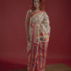 Tussar Muga Assam Silk Saree With Multicoloured Motifs