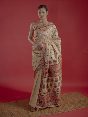 Tussar Assam Silk Saree
