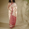 Tussar Mulberry (Paat) Silk Saree With Rhino Motifs