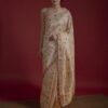 Tussar Assam Silk Saree With Zari And Multicoloured Meena Motifs