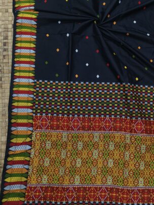 BLACK MULBERRY (PAAT) ASSAM SILK SAREE | MAYURISILK
