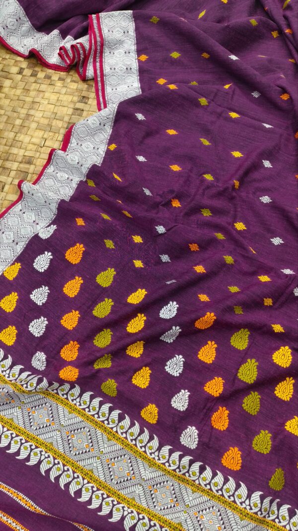 PURPLE EXCLUSIVE ERI ASSAM SILK SAREE | MAYURISILK