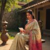 Pure Muga Assam Silk Saree With Malticolor Motifs | Moyuri Silk