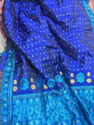 blue mulberry saree