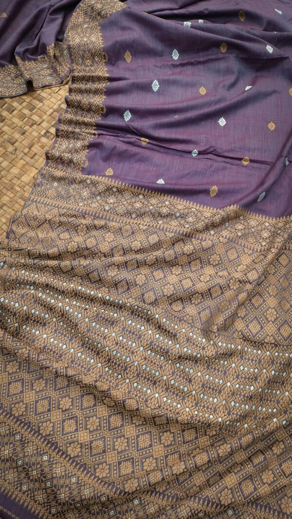 eri assam silk saree