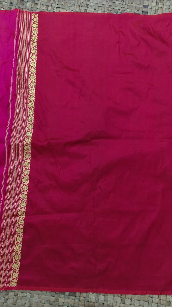 Pure Mulberry Assam Silk Thread Work Saree 103313 - Image 2