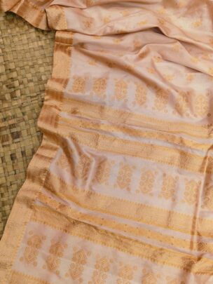 Tussar By Tussar Assam Silk Golden Zari Work Saree 200289