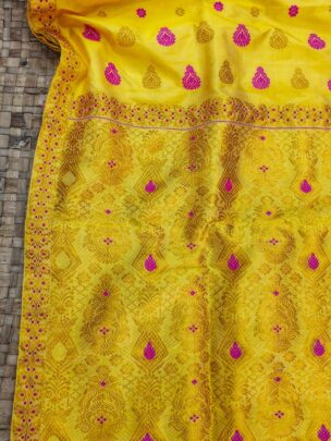 mulberry silk saree , premium assam silk saree, authentic assam silk saree