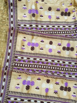 Pure Tussar By Tussar Silk Thread Work Assam Silk Saree