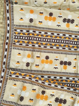 Pure Tussar By Tussar Thread Work Assam Silk Saree