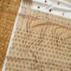 White Pure Eri By Cotton Thread Work Assam Silk Saree
