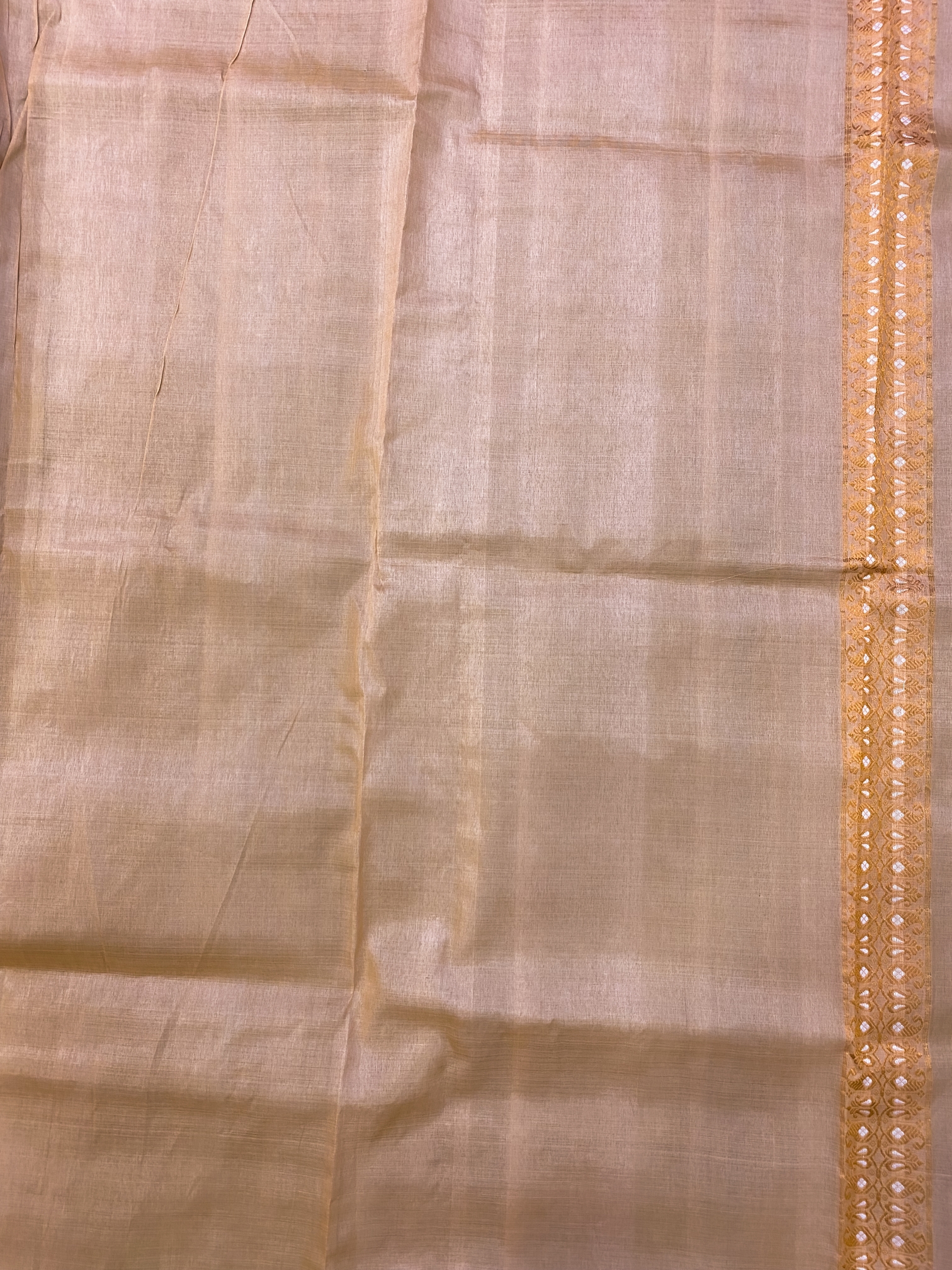 Pure Tussar Assam Silk Saree with Zari and Thread Work – MS244